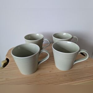 Gordon Ramsay Royal Doulton Maze Mugs Green Set Of 4